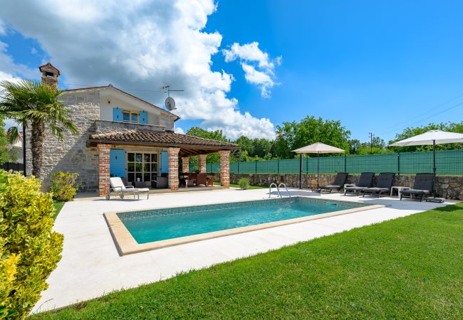 Villa Ida with pool in Istria, pet friendly